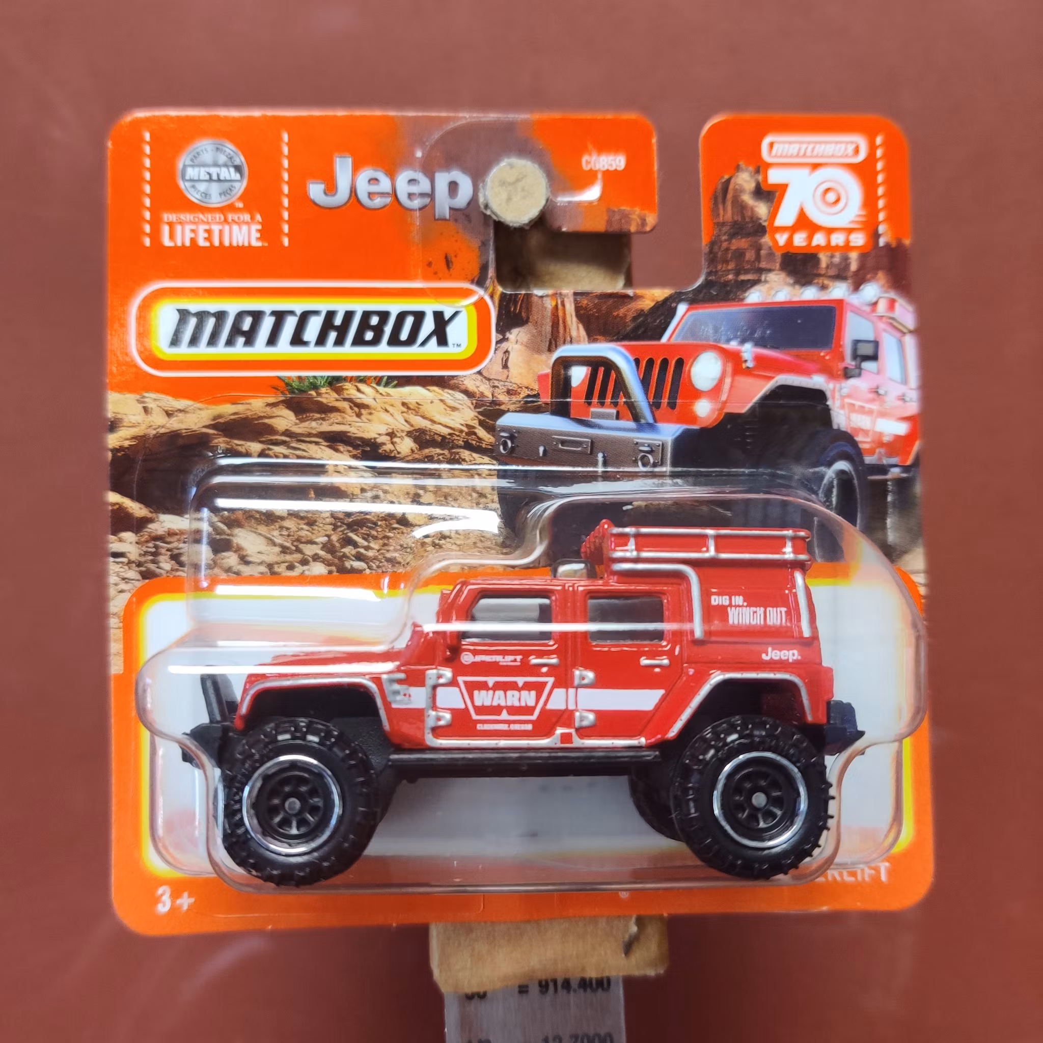 Skala 1/64 Matchbox 70 years - Jeep Wrangler Superlift