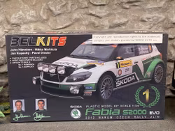 Skala 1/24 Byggsats/Plastic model-Kit Škoda Fabia S2000 Evo BEL-004 fr BelKits
