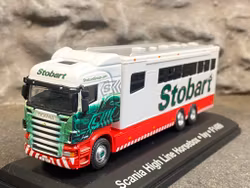 Skala 1/76 Scania High Line Horsebox fr Atlas