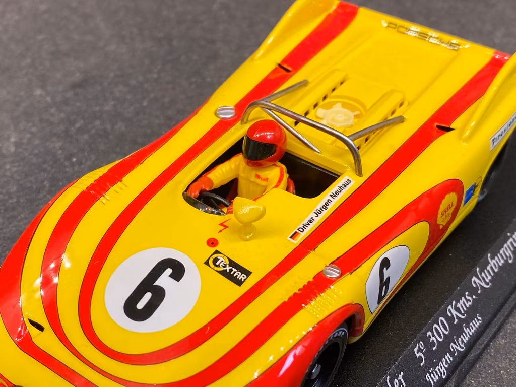 Skala 1/32 Analog GB track slotcar/ Bil t Bilbana: Porsche 917 Spyder - Nurburgring 72