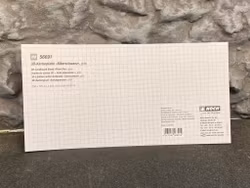 NOCH 56691 Grå plattor/Plain tile - 3D Cardboard Sheet 25x12,5 cm f H0 & TT