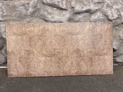 NOCH 56691 Grå plattor/Plain tile - 3D Cardboard Sheet 25x12,5 cm f H0 & TT