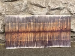 NOCH 56665 Timmerväggar/Timber walls, Wethered - 3D Cardboard Sheet 25x12,5 cm f H0 & TT