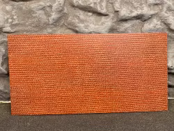 NOCH 56610 Röd klinker/Red clinker - 3D Cardboard Sheet 25x12,5 cm f H0 & TT