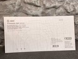 NOCH 56605 Flerfärgat tegel/Multicolored brick - 3D Cardboard Sheet 25x12,5 cm f H0 & TT