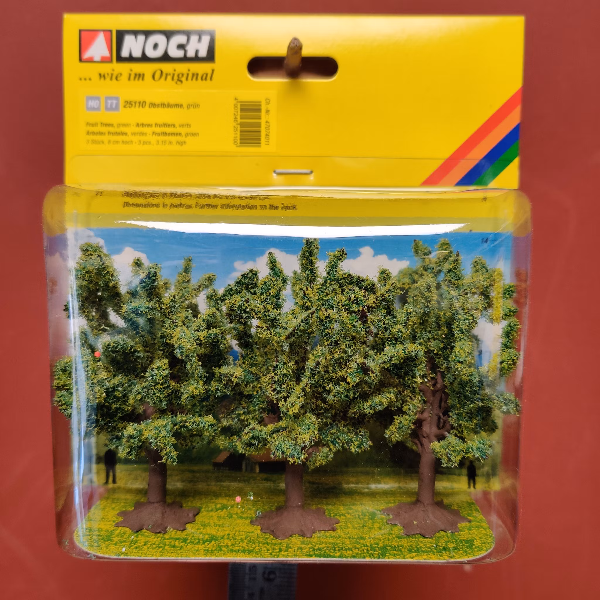 NOCH 25110 H0 TT N  Fruktträd/Fruit trees 3 stycken/pcs