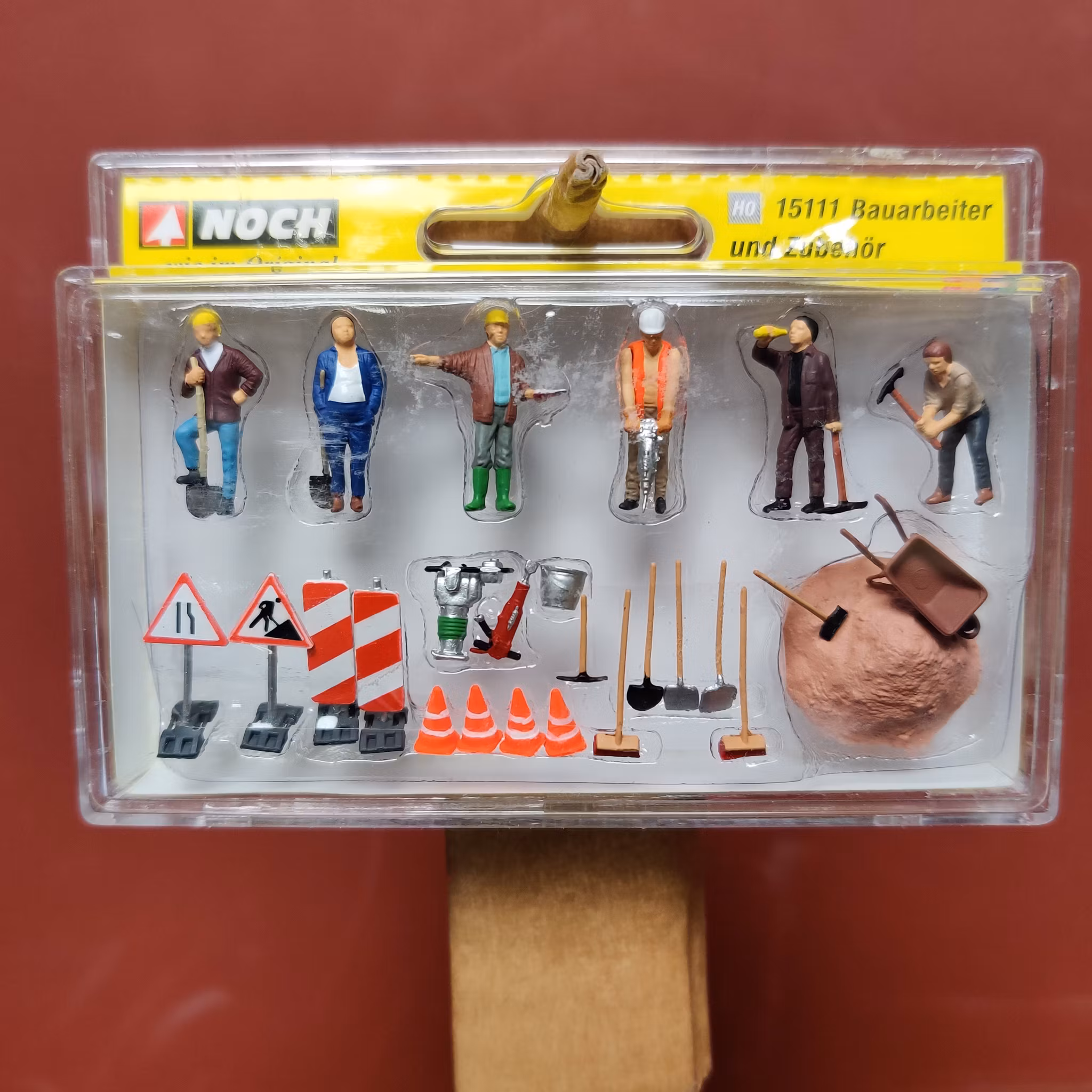 NOCH 15111 Skala H0, Figurer Arbetare & Verktyg/Figures Workers and Tools