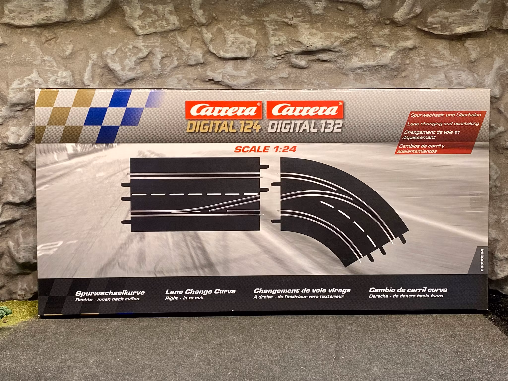 Skala 1/32 & 1/24 Spårväxel/ Lane Change Curve fr Carrera (Digital) 20030364