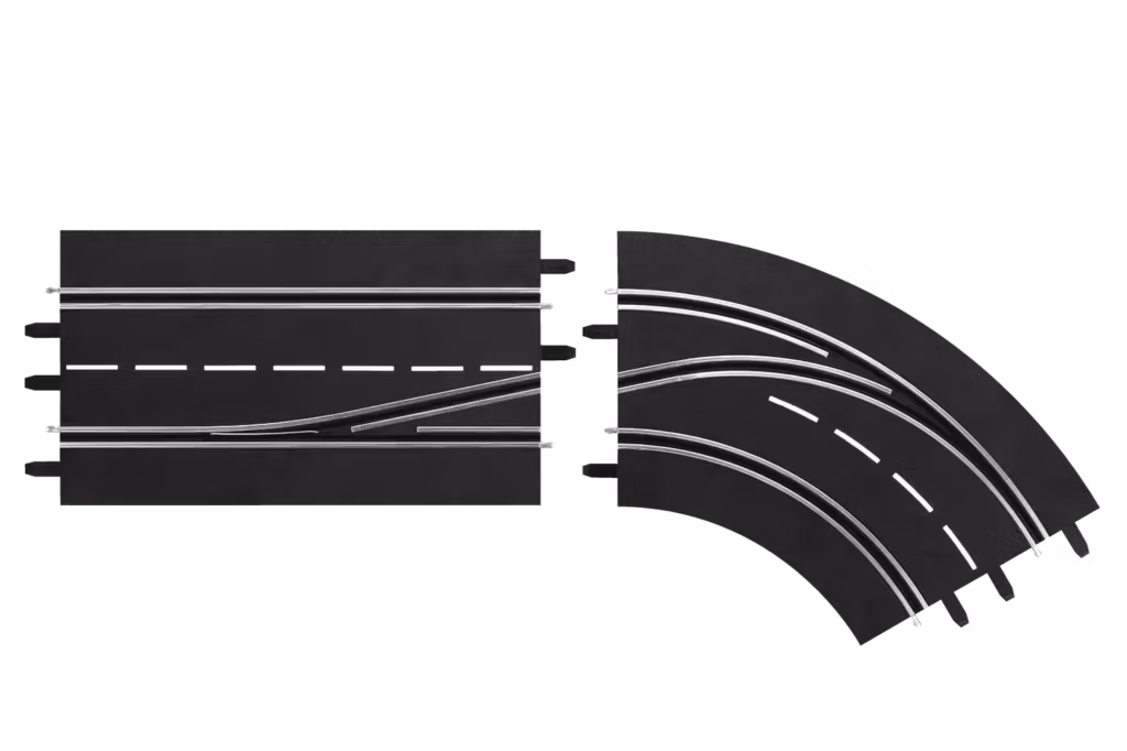 Skala 1/32 & 1/24 Spårväxel/ Lane Change Curve fr Carrera (Digital) 20030364