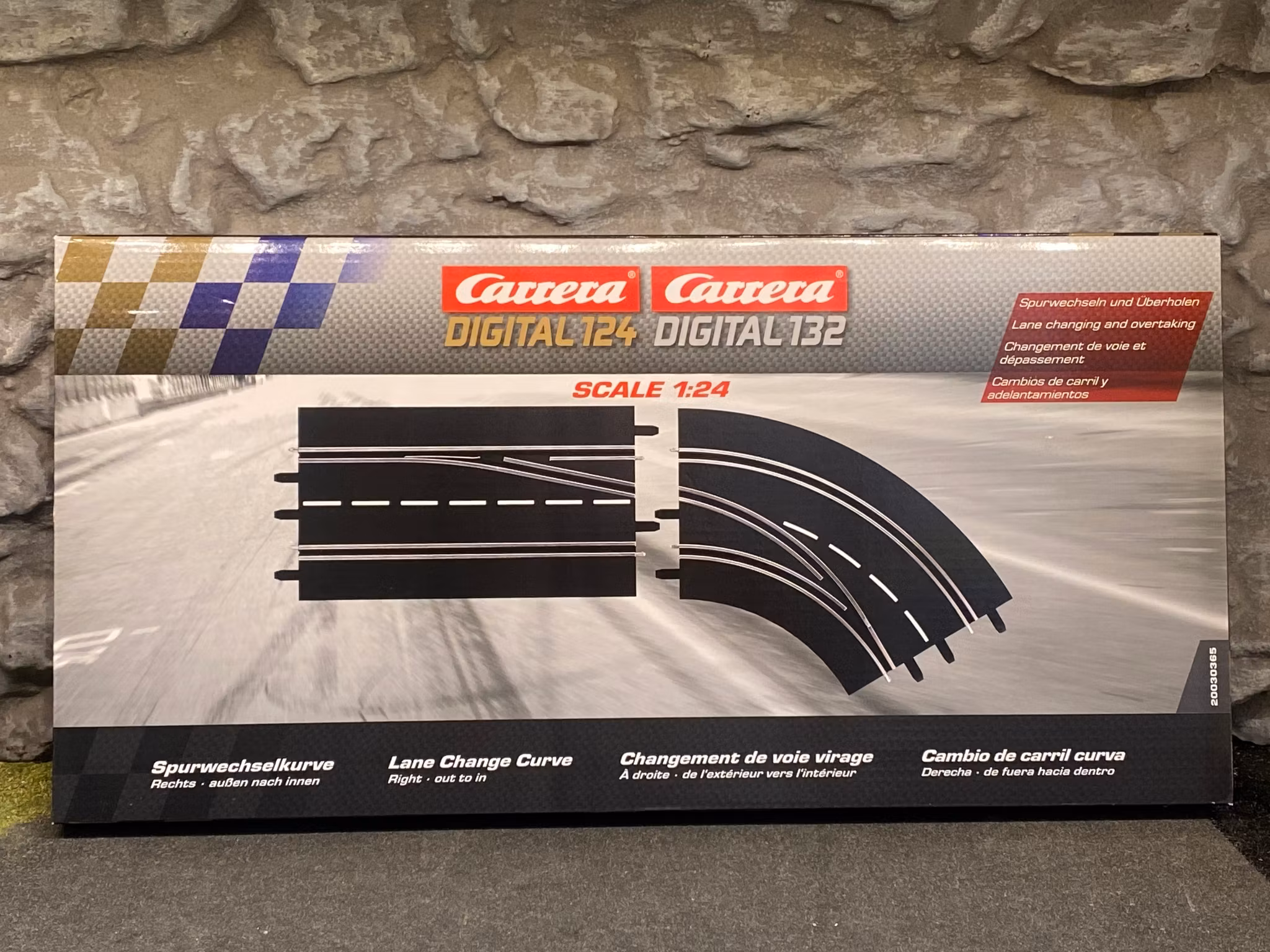 Skala 1/32 & 1/24 Spårväxel/ Lane Change Curve fr Carrera (Digital) 20030365