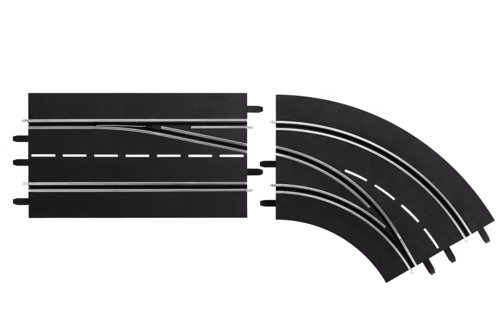 Skala 1/32 & 1/24 Spårväxel/ Lane Change Curve fr Carrera (Digital) 20030365