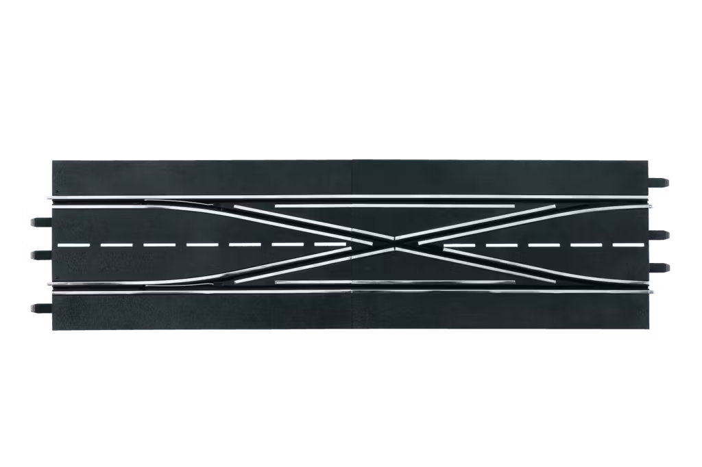 Skala 1/32 & 1/24 Dubbelväxel/ Double Lane Change Section fr Carrera (Digital) 20030347