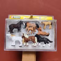 NOCH 15762 Skala H0, Figurer Draghästar/Figures Draught Horses