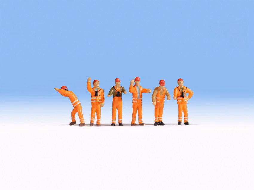 NOCH 15275 Skala H0, Figurer Växlingspersonal/Figures Shunters