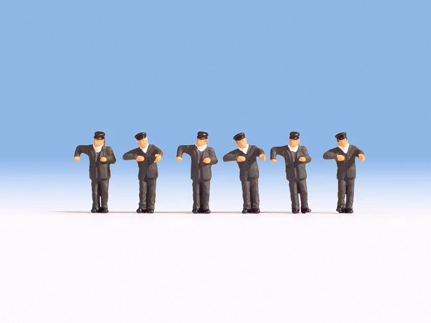 NOCH 15281 Skala H0, Figurer Ångloksförare/Figures Engine Drivers Steam Locomotive