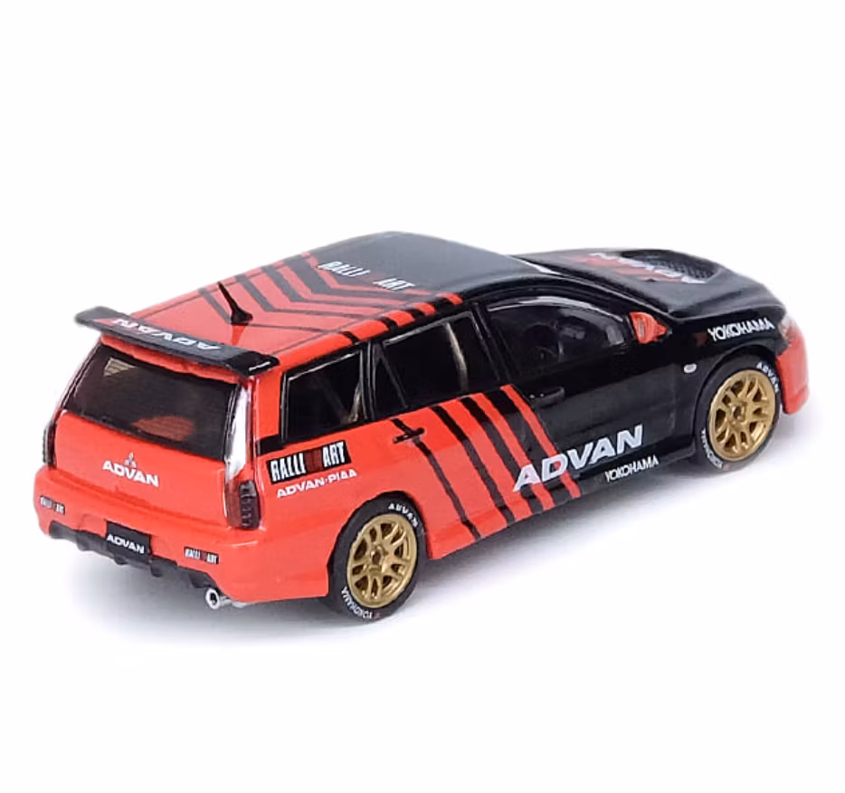 Skala 1/64 MITSUBISHI LANCER EVOLUTION IX Wagon "ADVAN" Livery fr Inno64