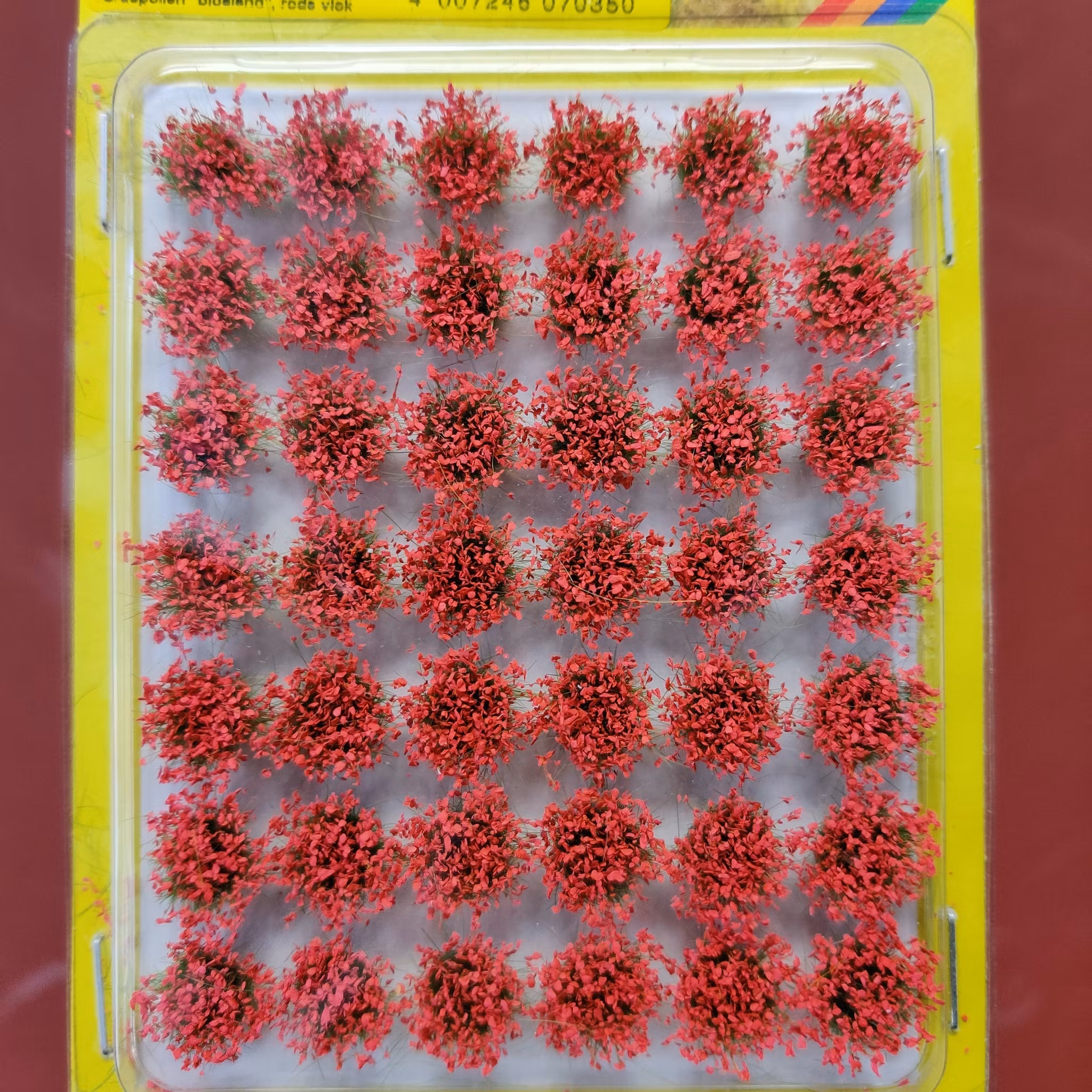 NOCH 07035 Blommande Grästuvor mini/Grass Tufts Mini Set “blooming" 42 stycken/pcs