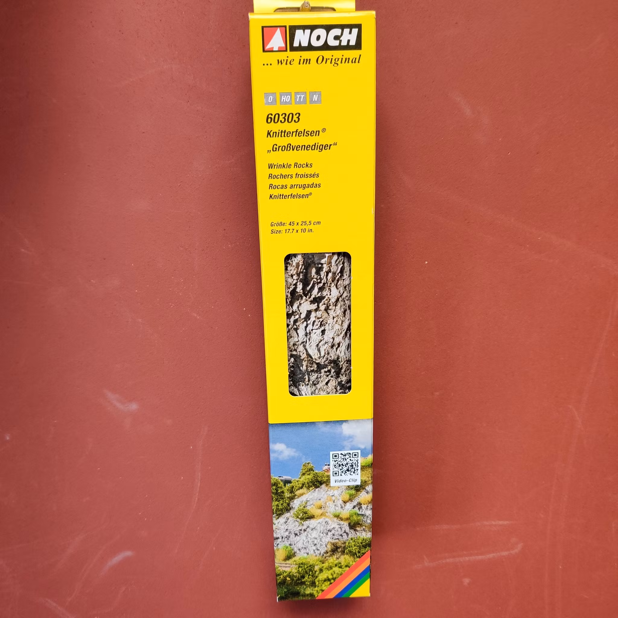 NOCH 60303 Skrynkel Berg/Wrinkle Rocks “Großvenediger”, Storlek/Size 45 x 25,5 cm