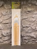 Artist brush set with 5 different, Brush size 0-16 fr Artino