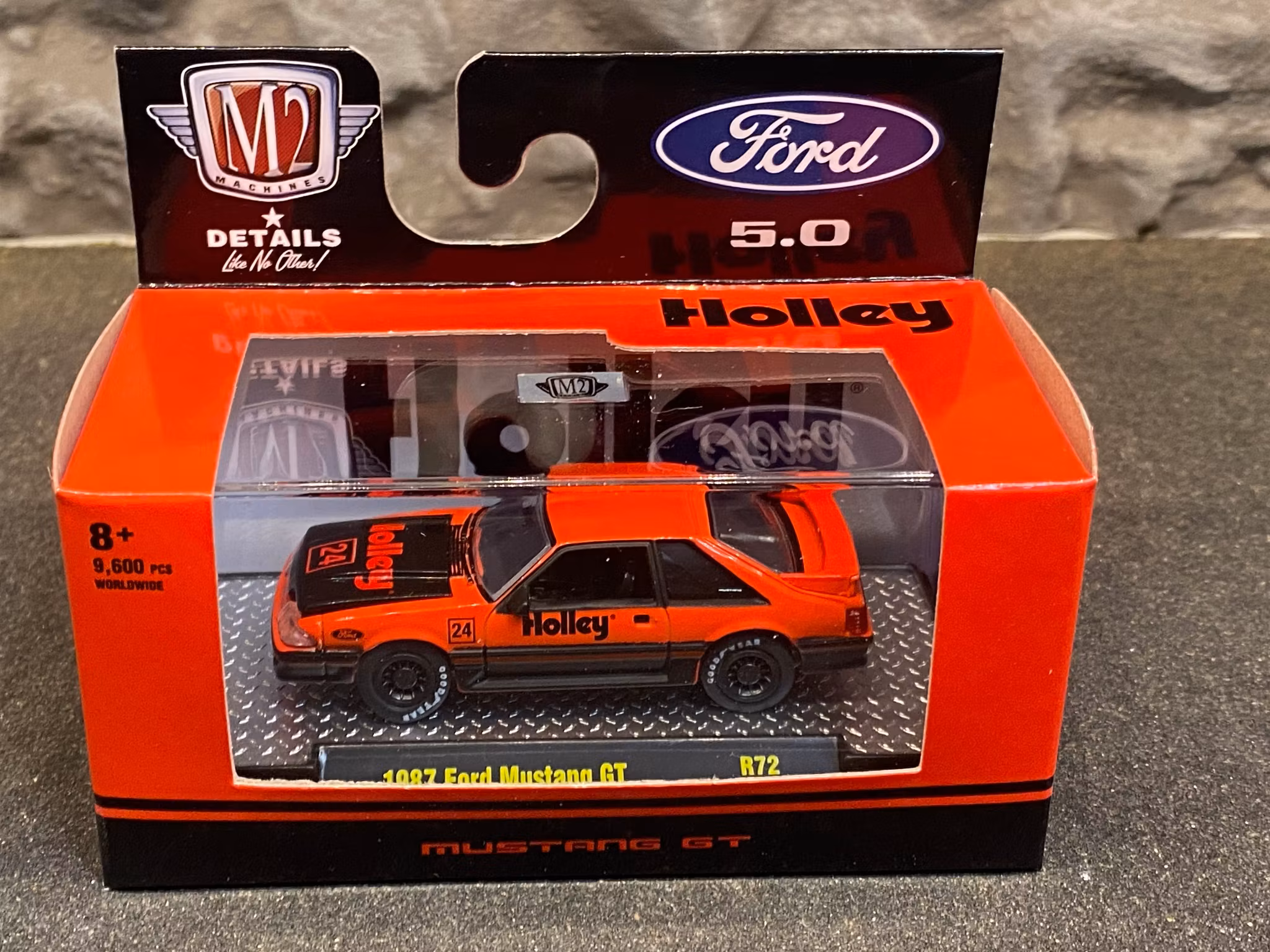 Skala 1/64 1987 Ford Mustang GT fr M2 Machines, Lim.Ed 9600 ex