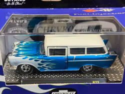 Skala 1/64 1957 Chevrolet 150 Handyman Station Wagon, w flames fr M2, Lim.Ed 9600 ex
