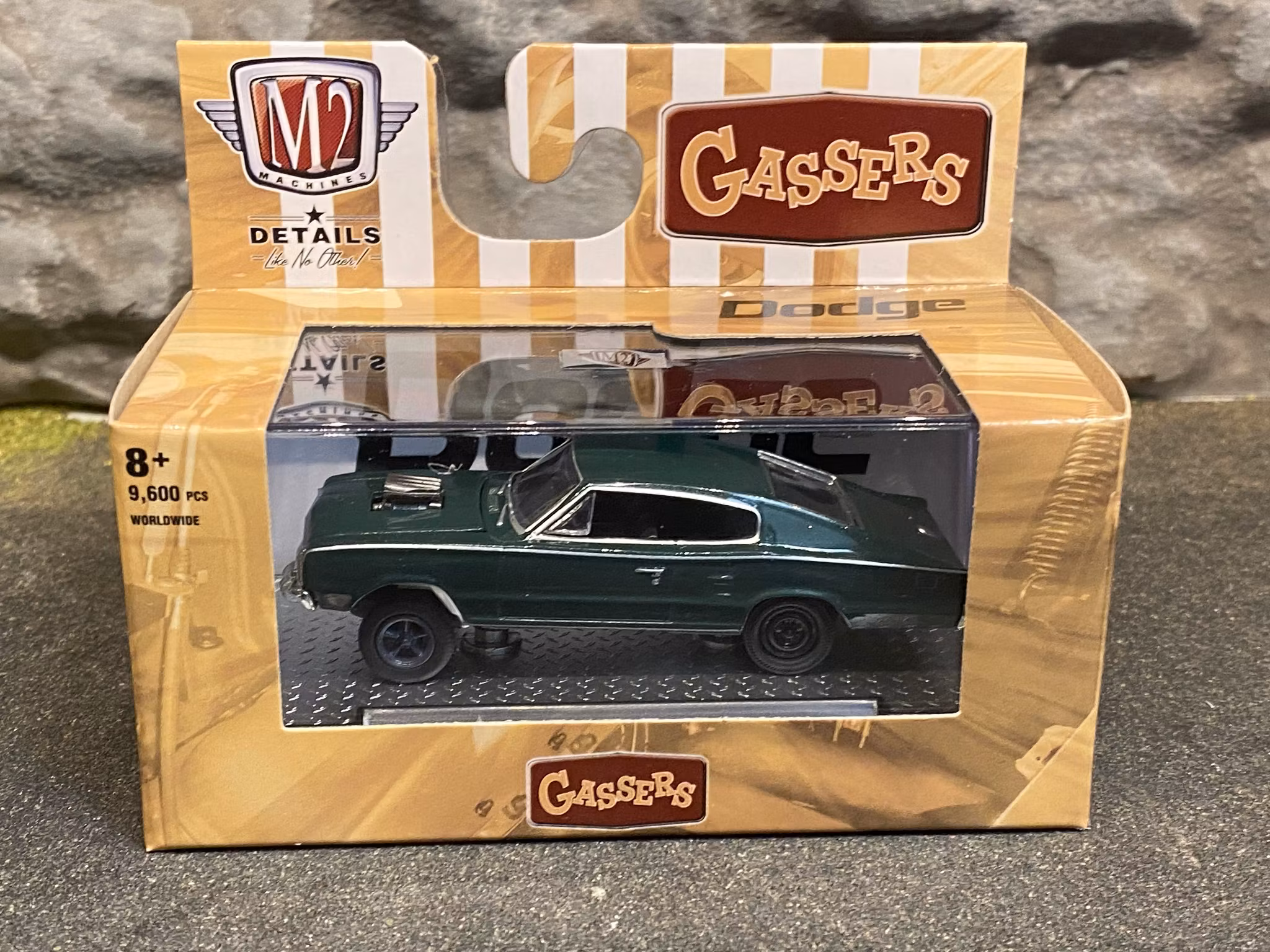 Skala 1/64 1966 Dodge Charger Gasser fr M2 Machines, Lim.Ed 9600 ex