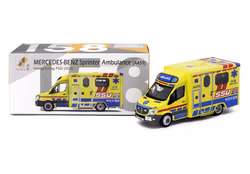 Skala 1/64 Mercedes-Benz Sprinter FL HKFSD Ambulance SSU (A459) fr Tiny Toys