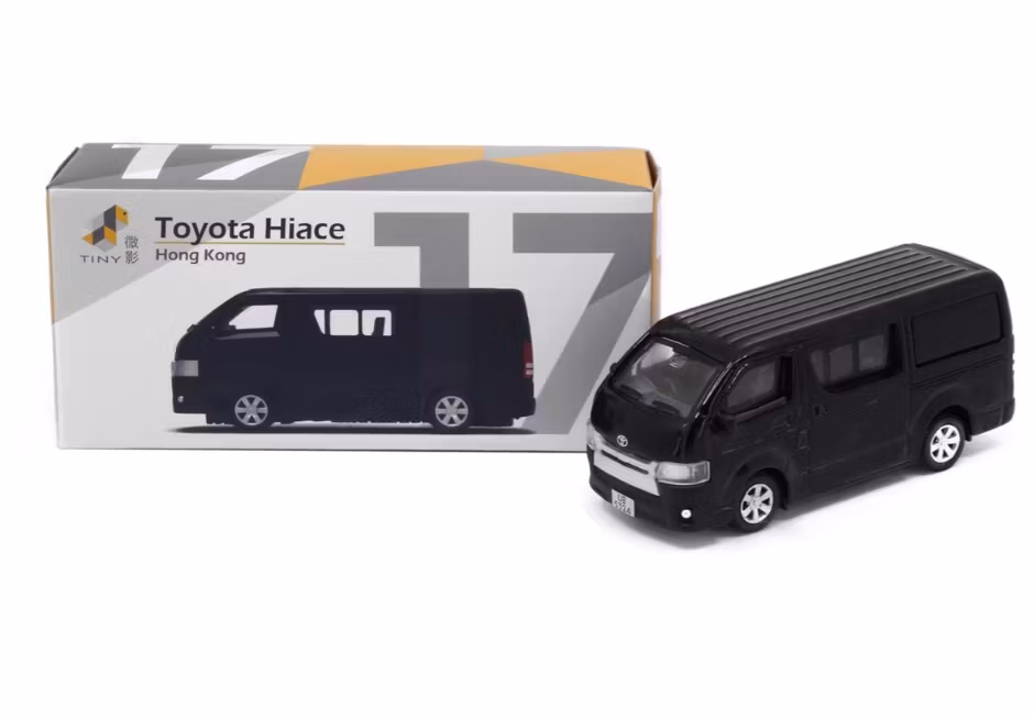 Skala 1/64 Toyota Hiace (Black) fr Tiny Toys