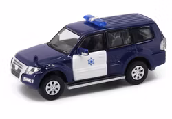 Skala 1/64 Mitsubishi 2015 Pajero - Macau Customs/Tull fr Tiny Toys