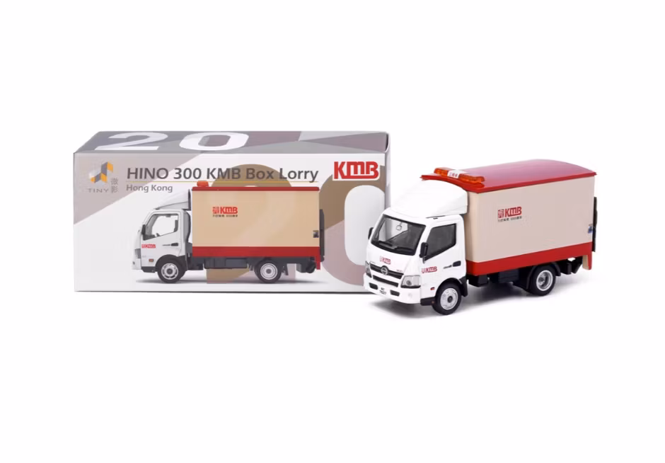 Skala 1/76 HINO 300 KMB Box Lorry fr Tiny Toys