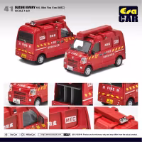 Skala 1/64 Suzuki Every HK Mini Fire Van (MEC) fr ERA CAR