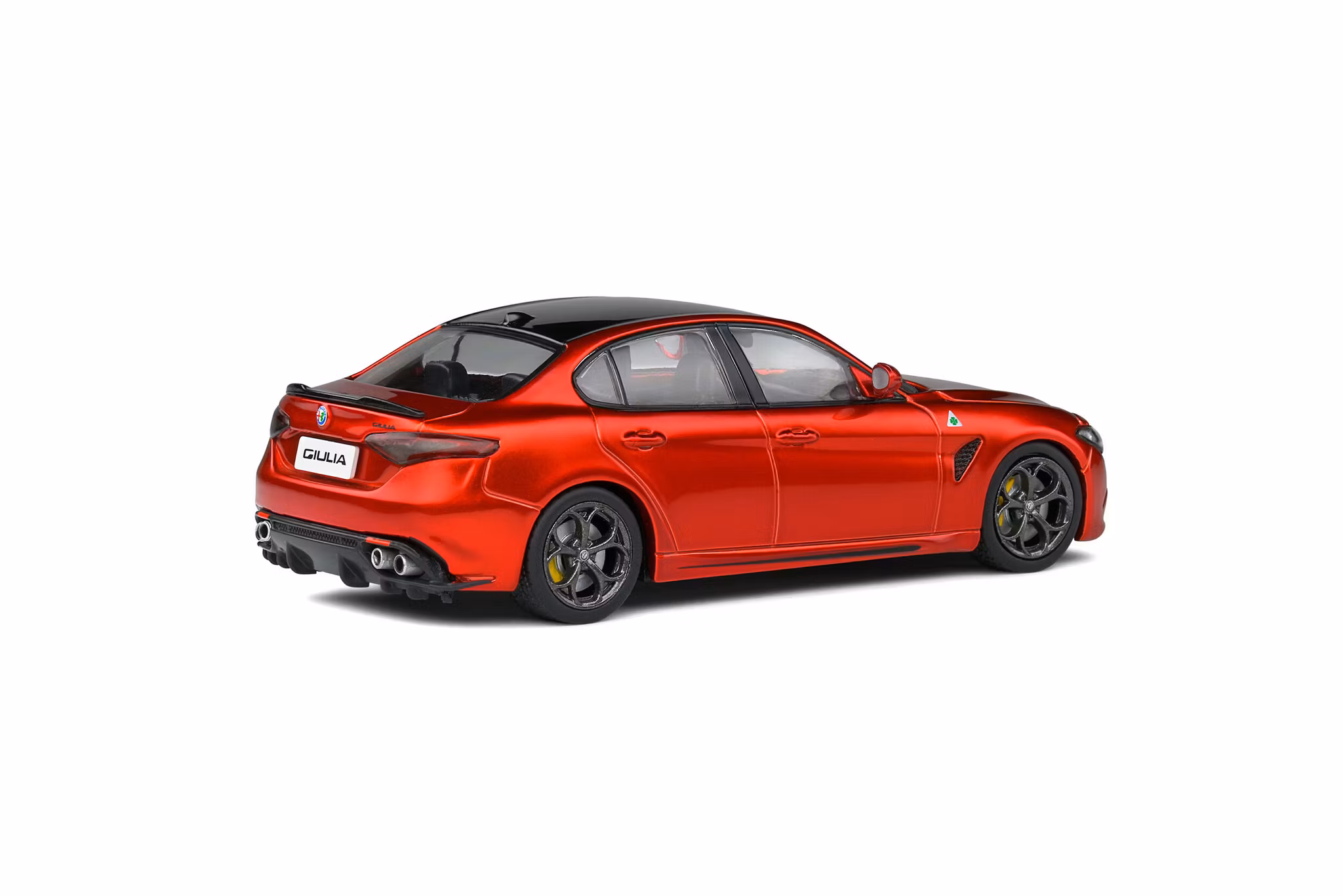 Skala 1/43 ALFA ROMEO GIULIA QUADRIFOGLIO – ROSSO COMPETIZIONE 16' fr Solido