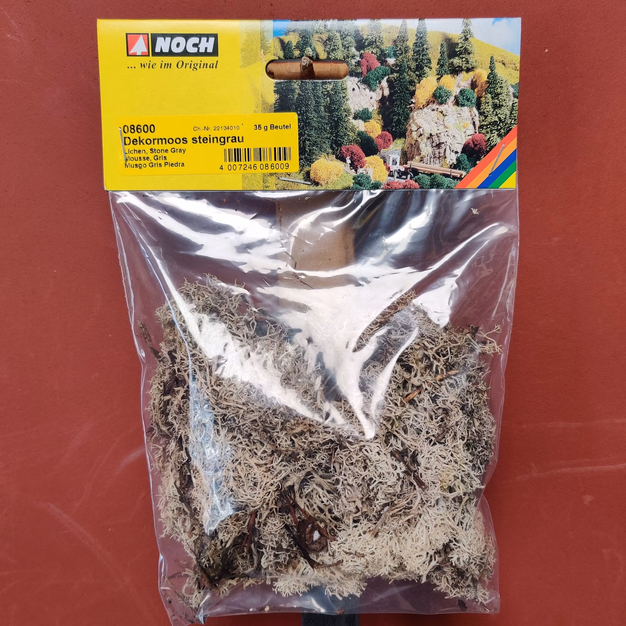 NOCH 08600 Lav, Mossa, sten grå/Lichen Stone Grey 35 gram