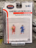 Skala 1/43, 0-skala, Racing Legends 80's Figures - American Diorama AD 76450
