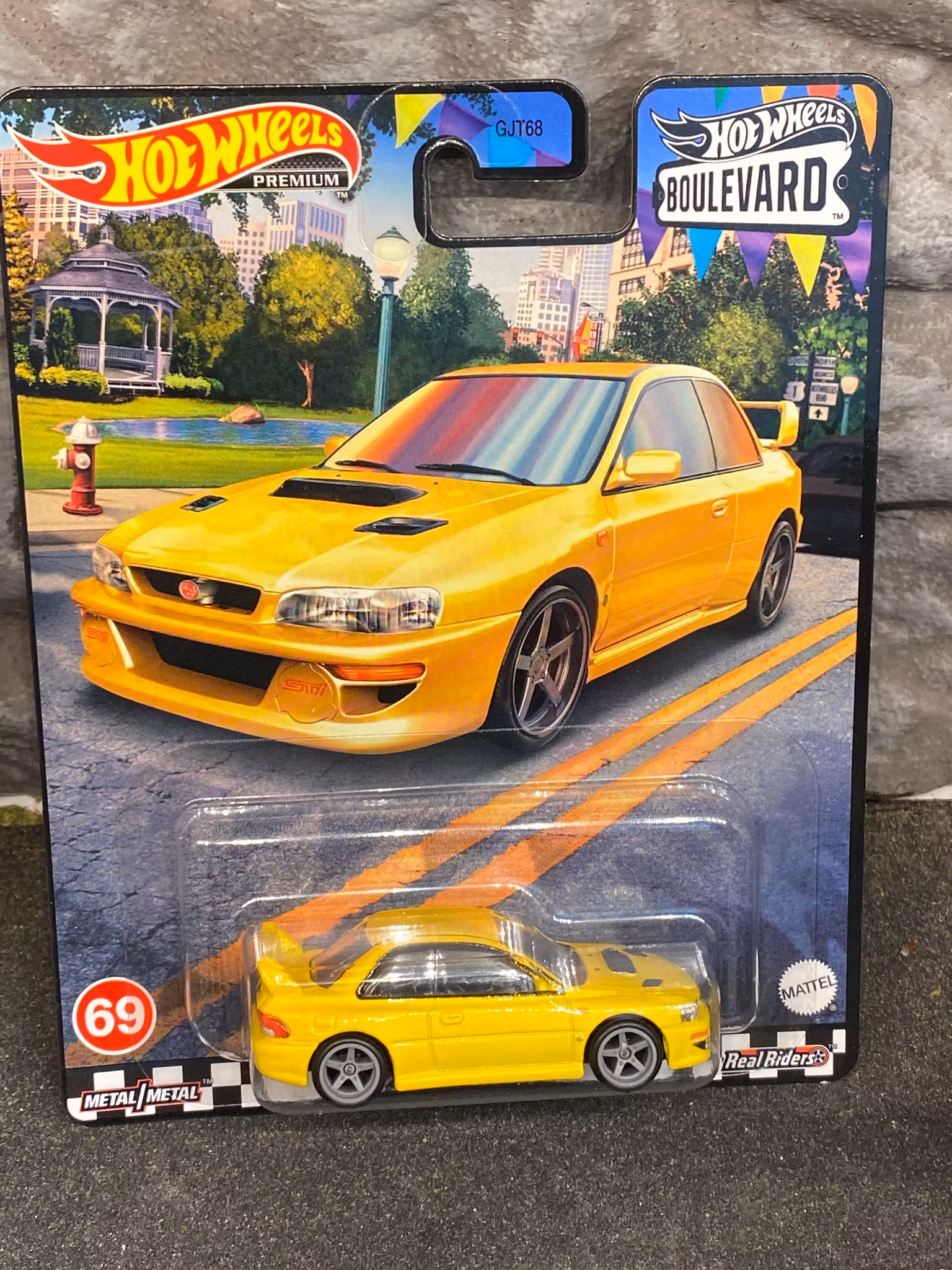 Skala 1/64 HOT WHEELS Premium - Boulevard - Subaru Impreza 22B Sti Version 98'