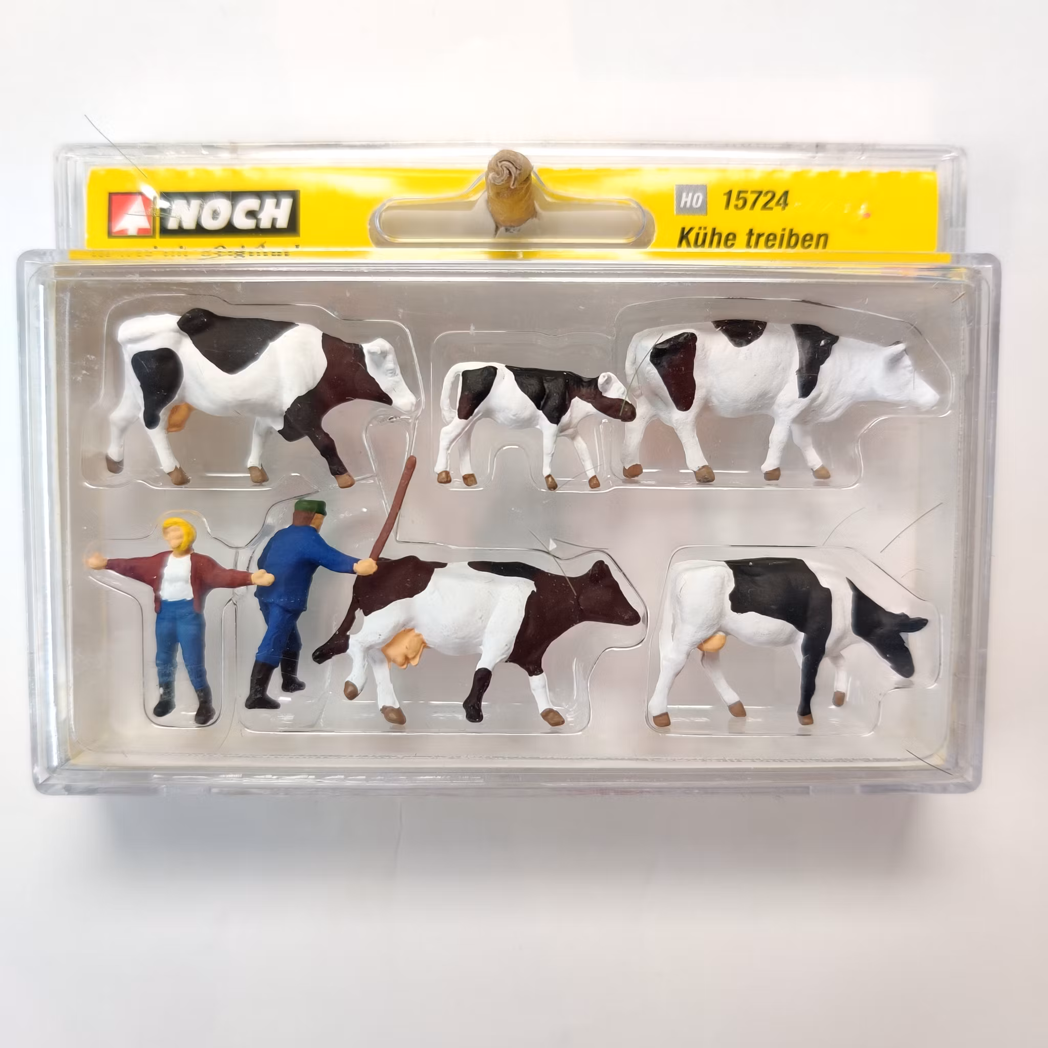 NOCH 15724 Skala H0, Figurer kossor och kofösare/Figures Drover and cows