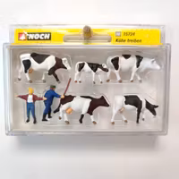 NOCH 15724 Skala H0, Figurer kossor och kofösare/Figures Drover and cows