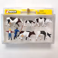 NOCH 15724 Skala H0, Figurer kossor och kofösare/Figures Drover and cows