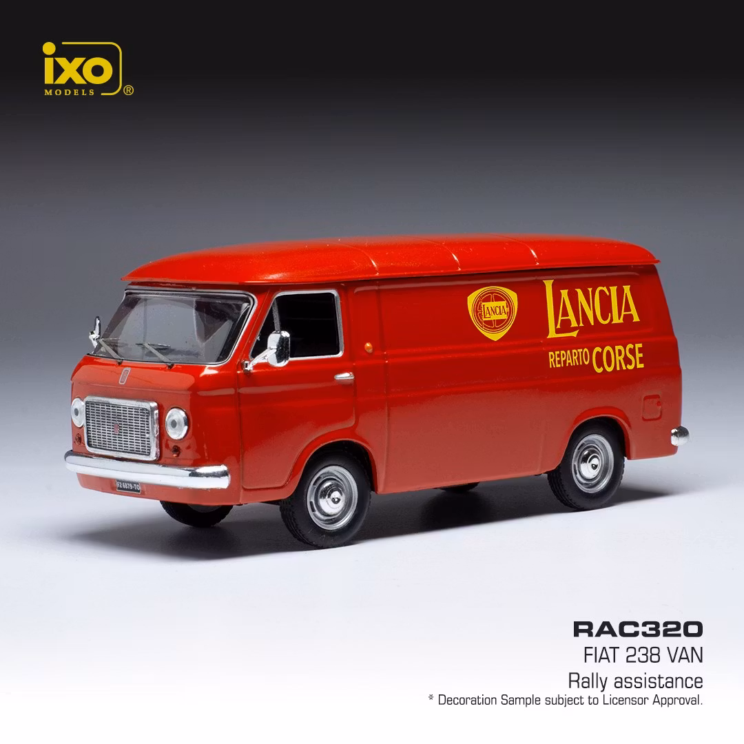 Skala 1/43 FIAT 238 Van Rally assistance LANCIA fr IXO Models