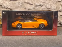 Skala 1/24 Analog Slotcar - Lamborghini Murciélago Roadster fr AUTOart Slot Racing