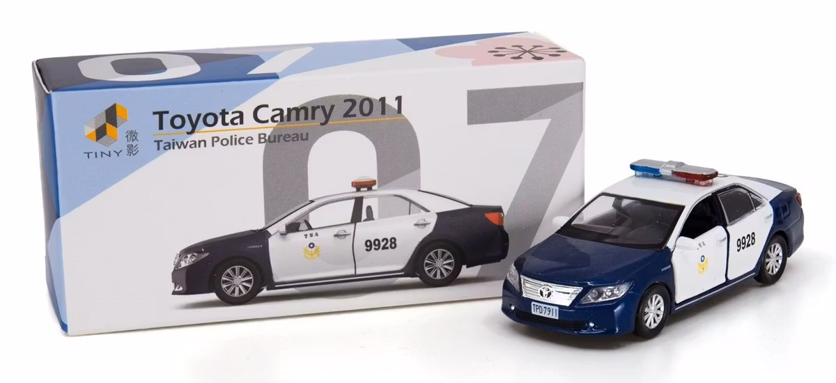 Skala 1/64 - Toyota Camry 2011 Police Department, fr Tiny