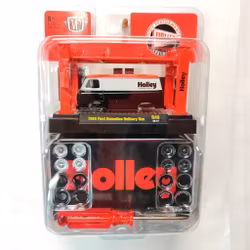 Skala 1/64 Fyrpelarlyft Ford Econoline Delivery Van 65' "HOLLEY" fr M2