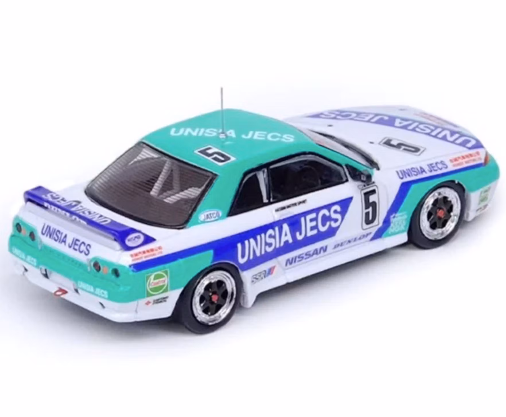 Skala 1/64 NISSAN SKYLINE GTS-R (R32) #5 "UNISIA JECS" 1992 - Masahiro Hasemi fr Inno64
