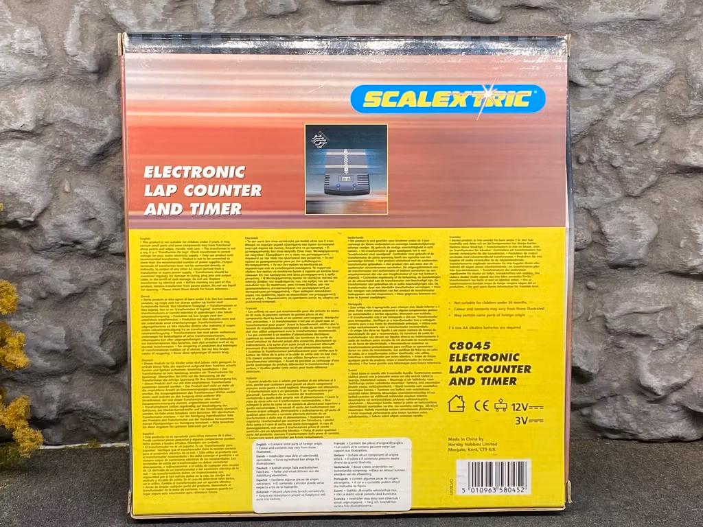 Skala 1/32 Scalextric - Electronic Lap Counter & Timer (C8045) Varvräknare, tidigare spårsytemet