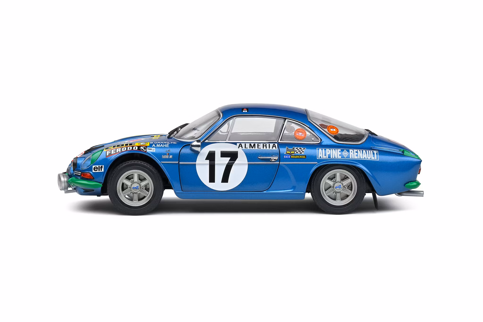 Skala 1/18 Alpine A110 1600S #17 Rallye De Montecarlo 1972 fr Solido Competition