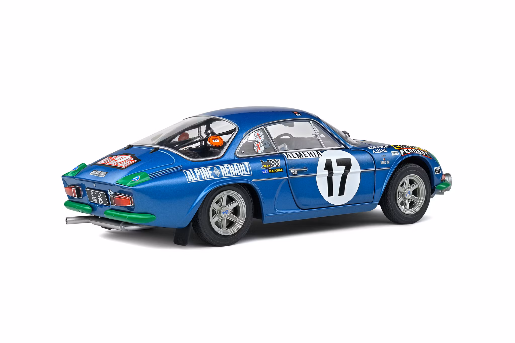 Skala 1/18 Alpine A110 1600S #17 Rallye De Montecarlo 1972 fr Solido Competition
