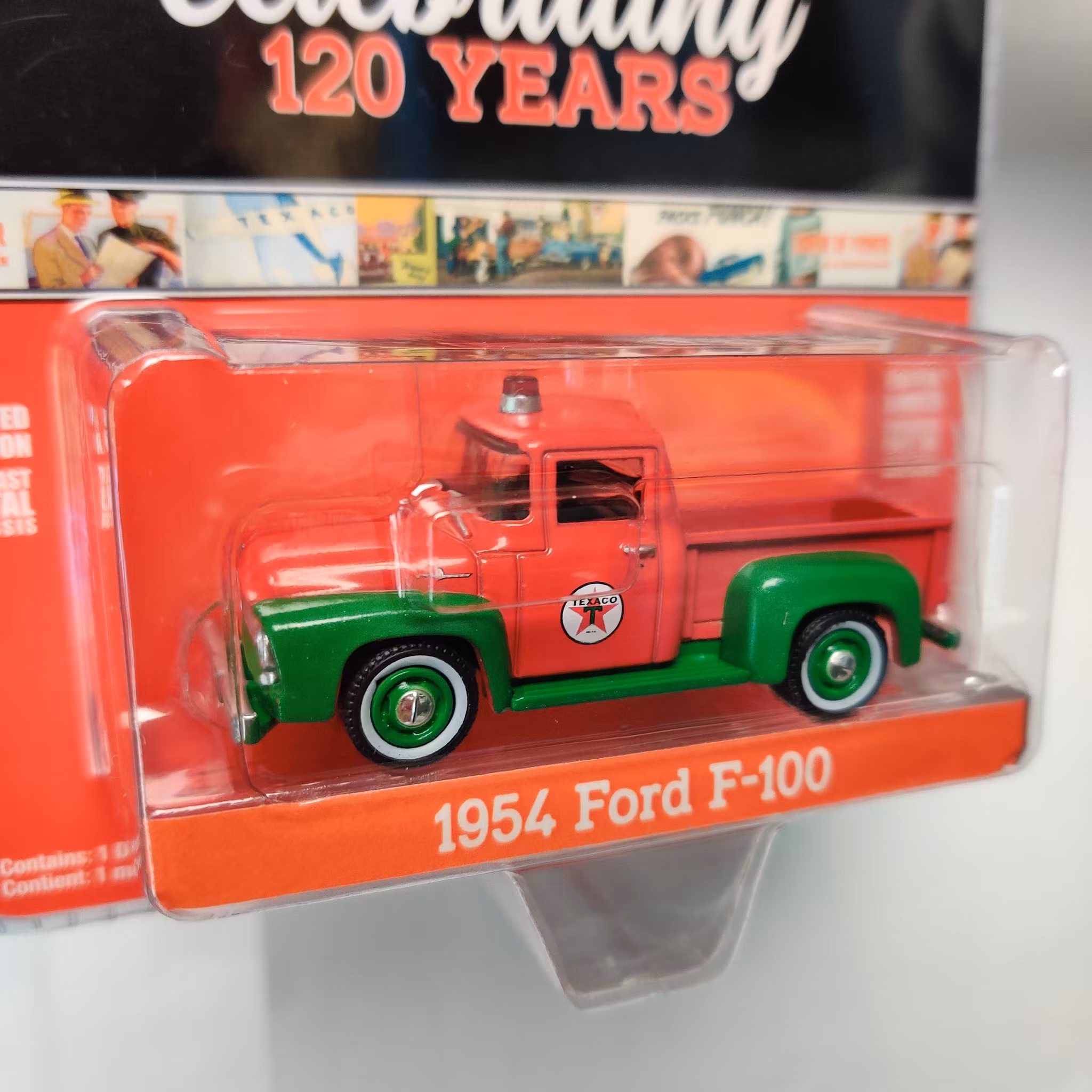 Skala 1/64 Ford F-100 1954 "TEXACO Celebrating 120 Years" fr Greenlight