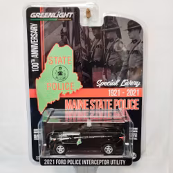 Skala 1/64 Ford Police Interceptor Utility 21' "Maine State Police" fr Greenlight