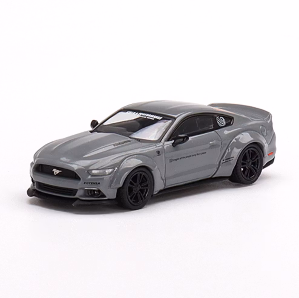 Skala 1/64 - Ford Mustang GT LB-Works Grey fr MINI GT