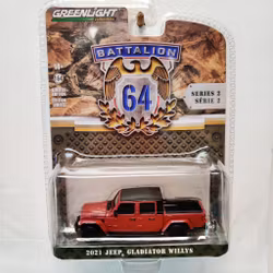 Skala 1/64 Jeep Gladiator Willys 21'  "Battalion 64" ser.2 fr Greenlight